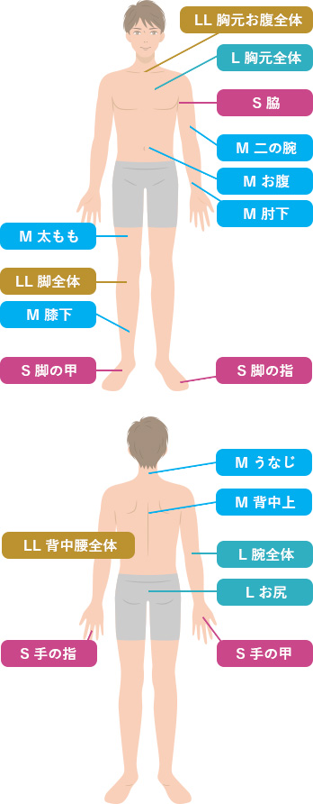 ボディ・全身脱毛