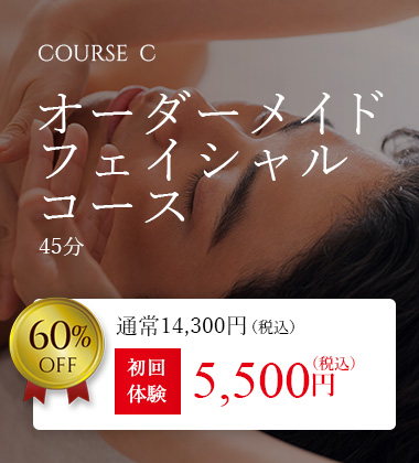 COURSE C オーダーメイドフェイシャルコース